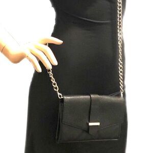 Halogen leather crossbody wallet clutch